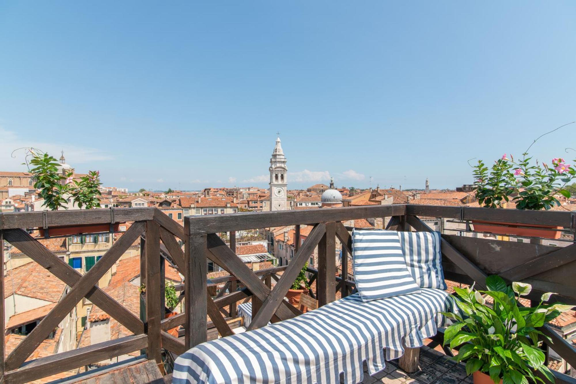 Penthouse With Rooftop Terrace And 360 Views Of Venice - Venice5Th Εξωτερικό φωτογραφία